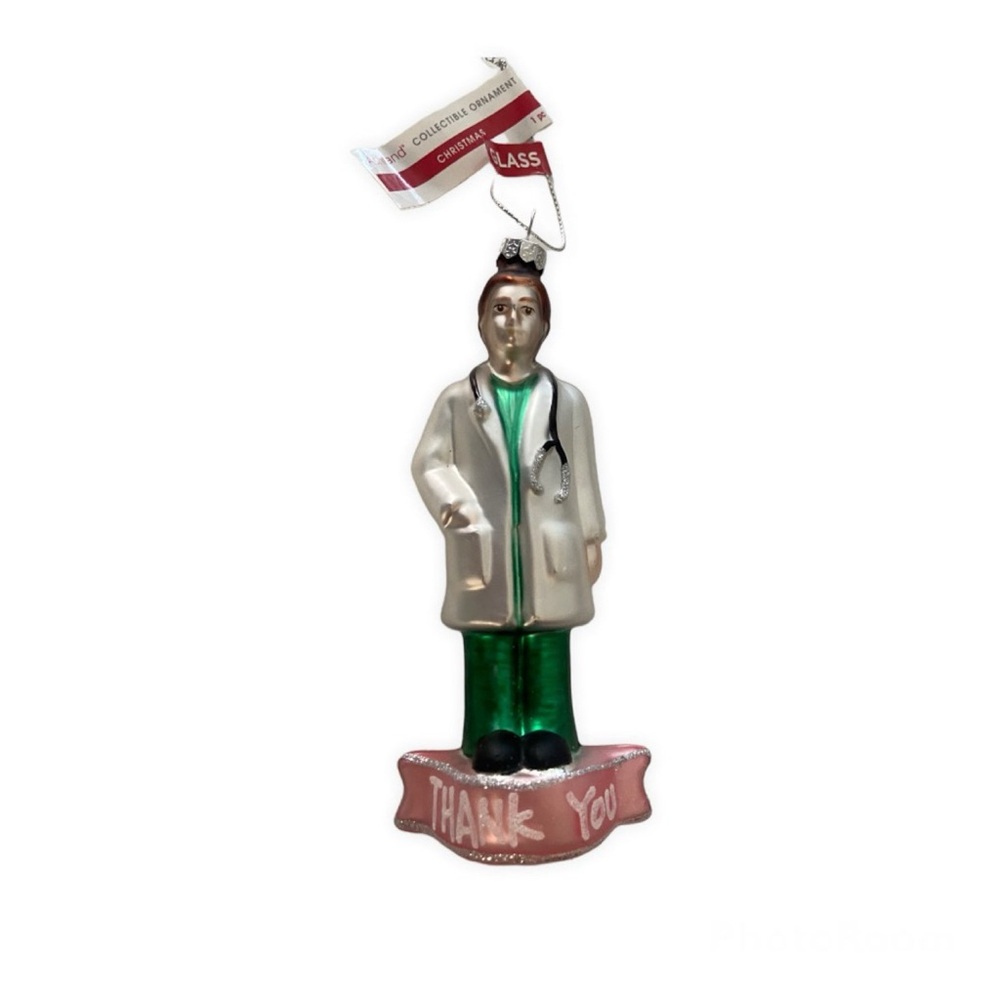 Doctor Ornament with Stethoscope